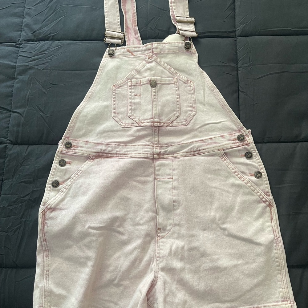 Faherty Mechanic Overalls (Pink) (SHORTS)